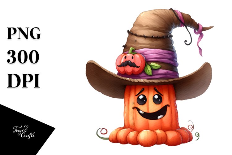 Funny Watercolor Hat Clipart