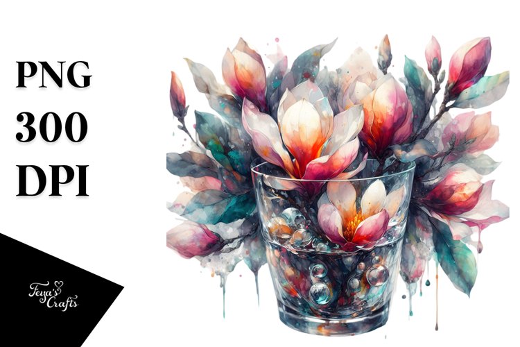 Magnolia Clipart Image 8