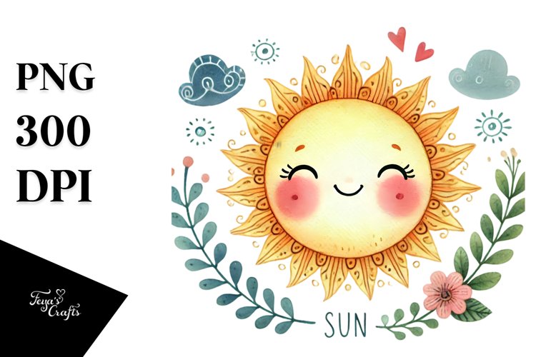 Cute Sun PNG