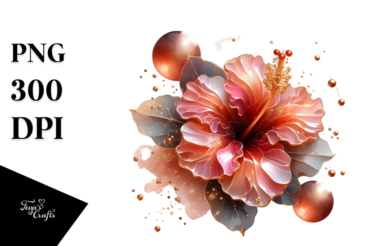 Hibiscus Flower Clipart Image 16