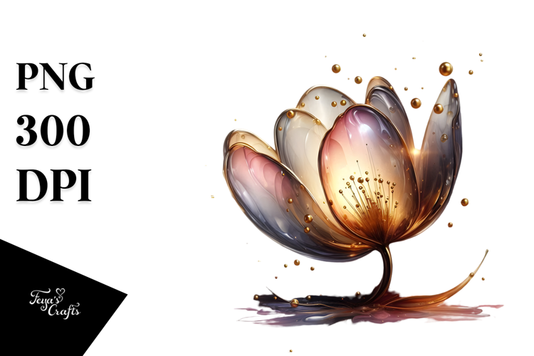 Abstract Tulip, High-Res PNG
