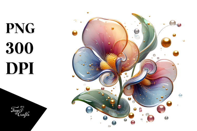 Abstract Sweet Pea Material PNG