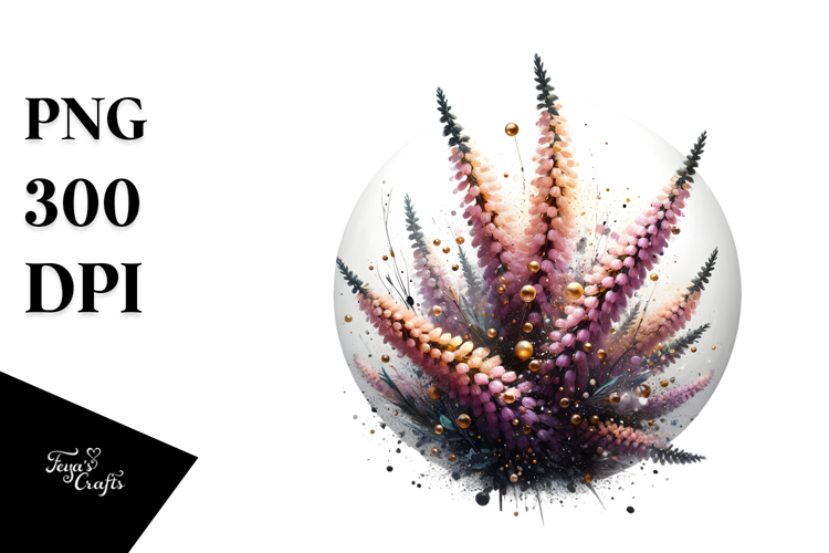 Abstract Heather, High-Res PNG