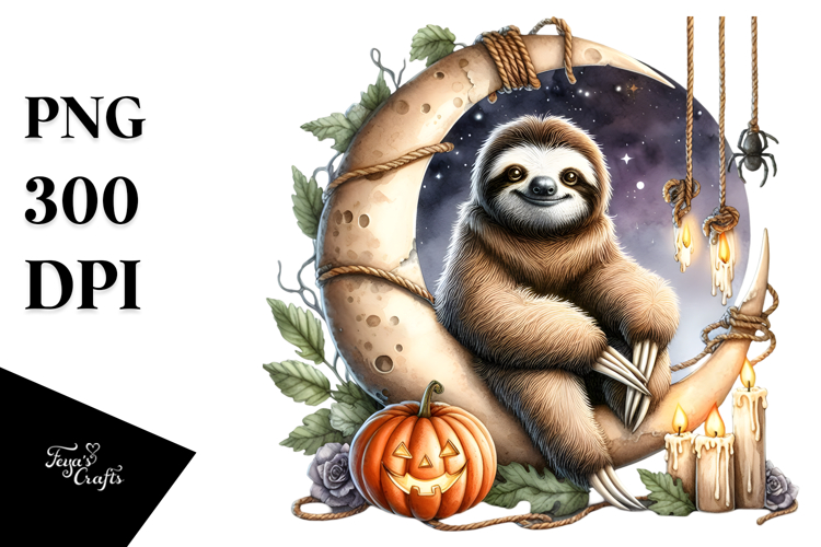 Sloth Clipart Image 23