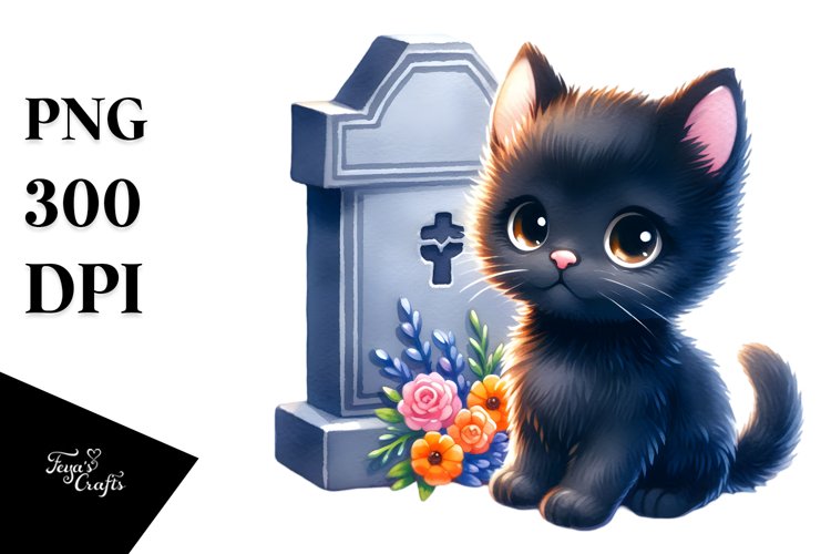 Black Cat Clipart Image 5