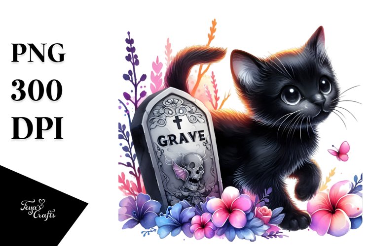 Black Cat Clipart Image 4