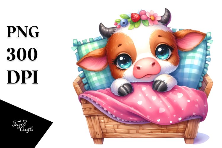 Cute Cow Clipart Image 2