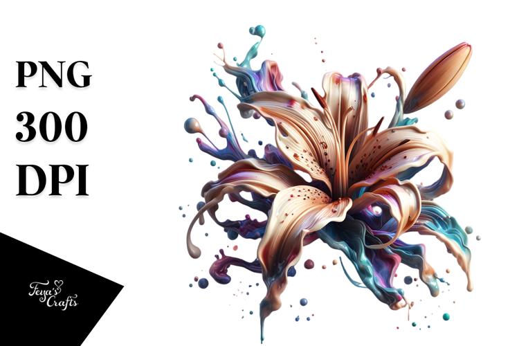 Glossy Lily Material PNG