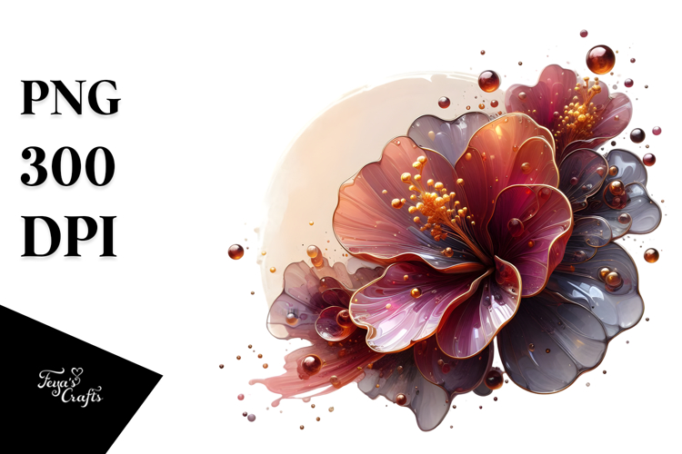 Hibiscus Flower Clipart Image 21
