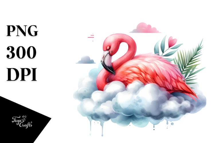 Flamingo Clipart Image 2