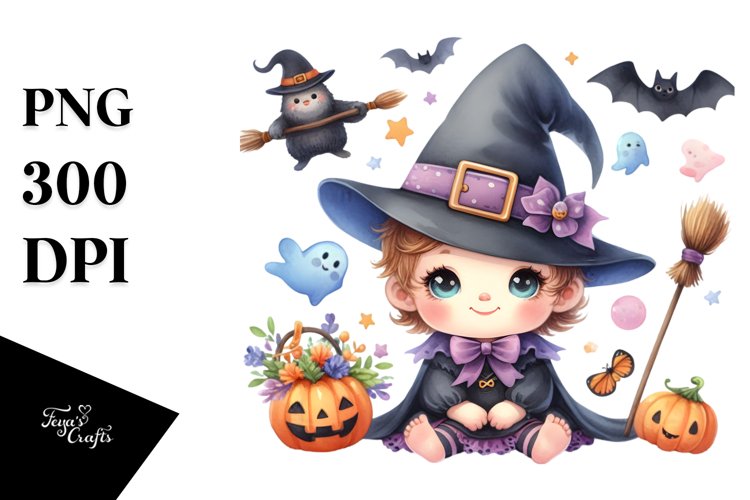 Halloween Witch Clipart Image 5
