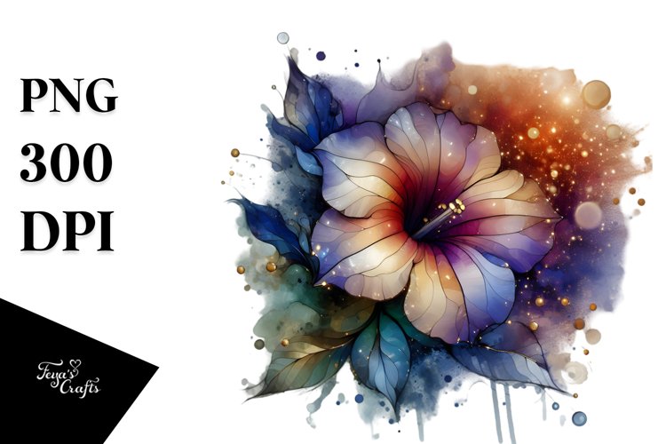 Abstract Glossy Petunia Material example image 1