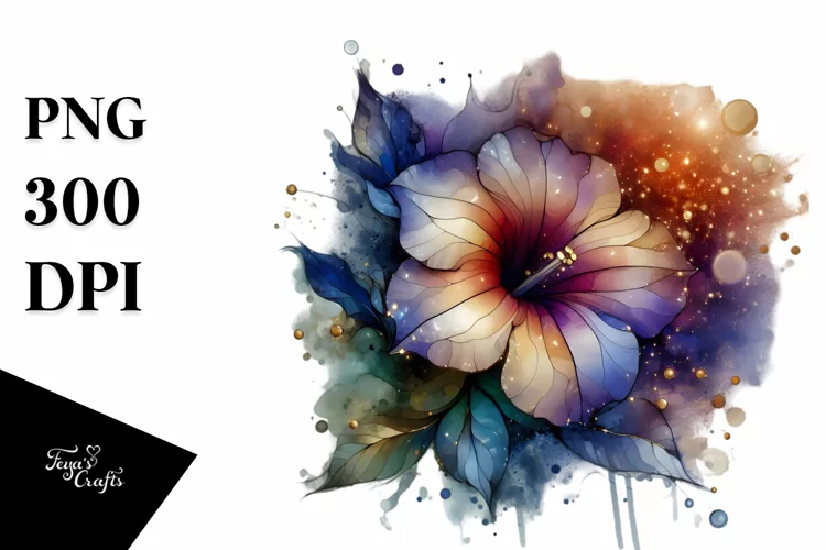 Abstract Glossy Petunia Material