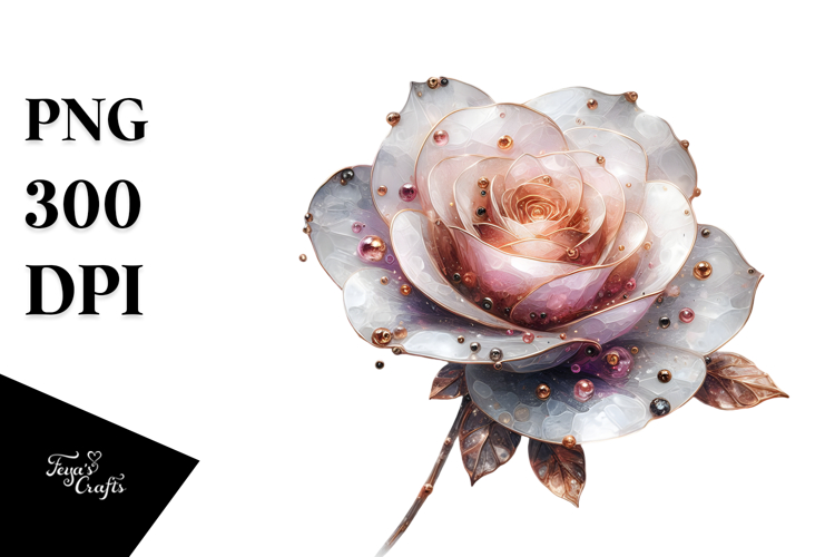 Rose Watercolor Splash PNG