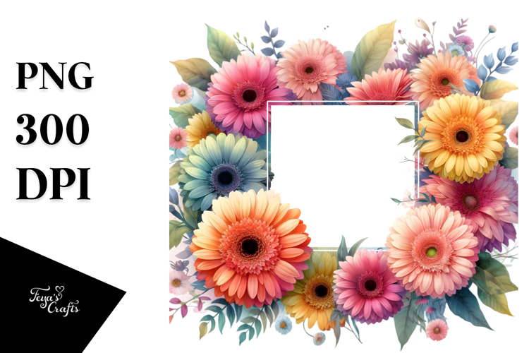 Watercolor Flower Clipart Image 14