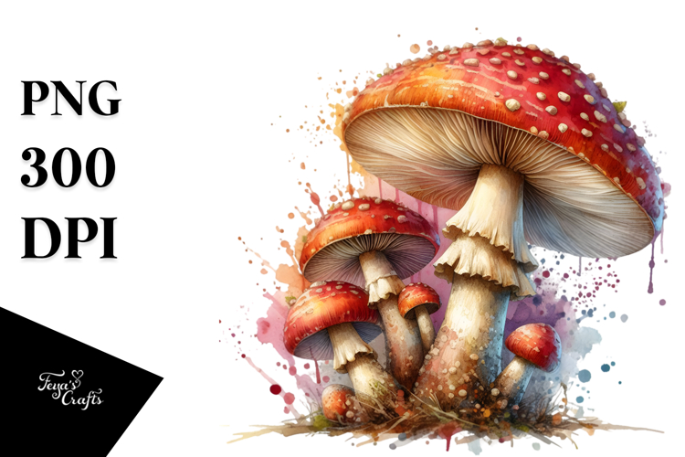 Detailed Mushroom PNG