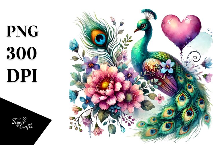 Peacock Clipart Image 23