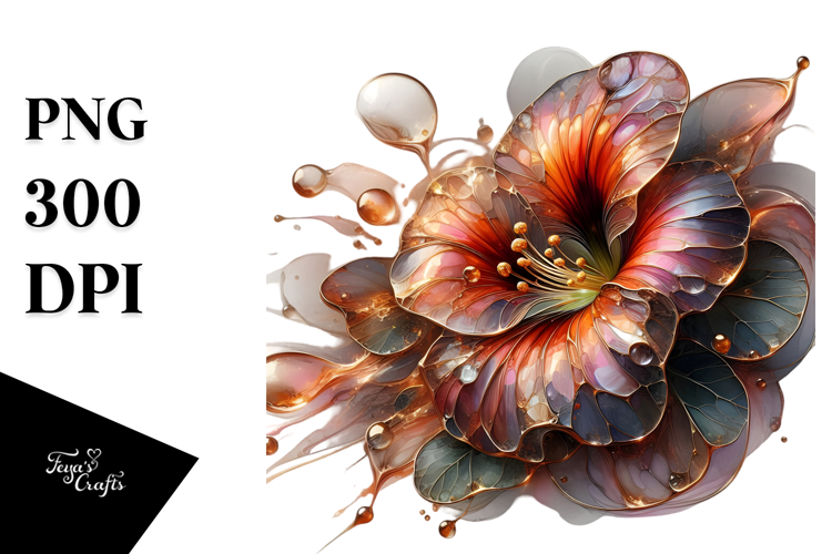 Abstract Nasturtium PNG