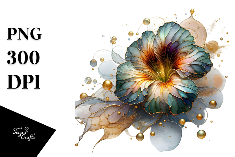 Glossy Nasturtium Made of , Transparent PNG
