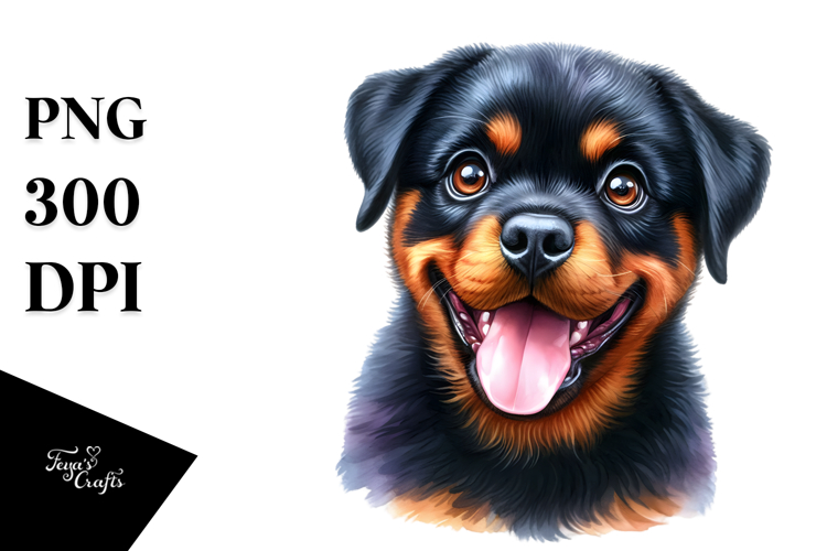 Rottweiler Clipart Image 12
