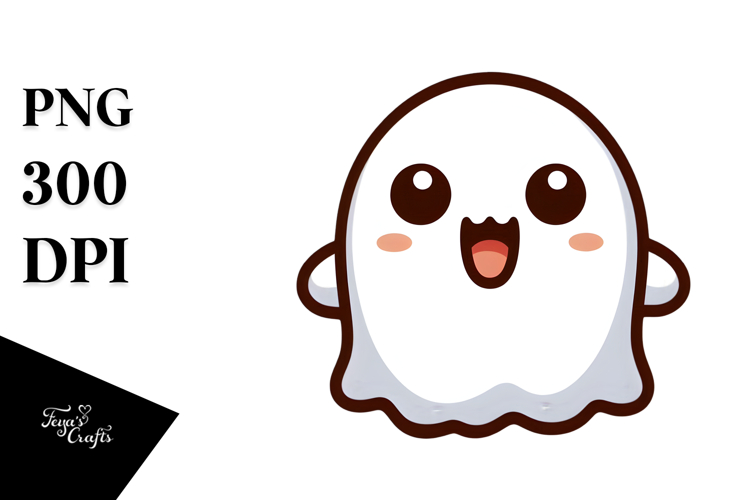 Funny Bougee Ghost PNG example image 1
