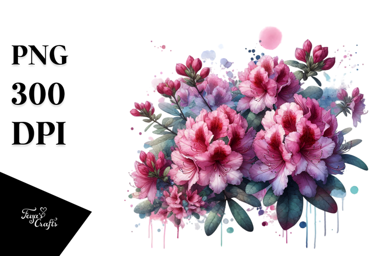 Colorful Rhododendron PNG