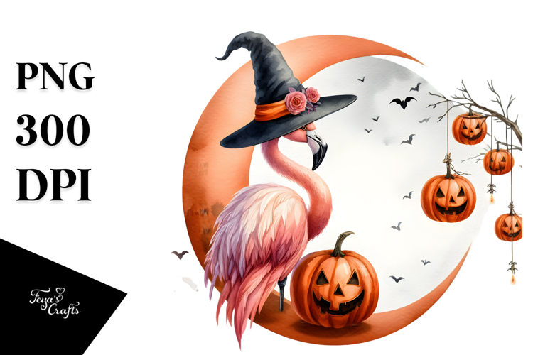 Flamingo Clipart Image 16