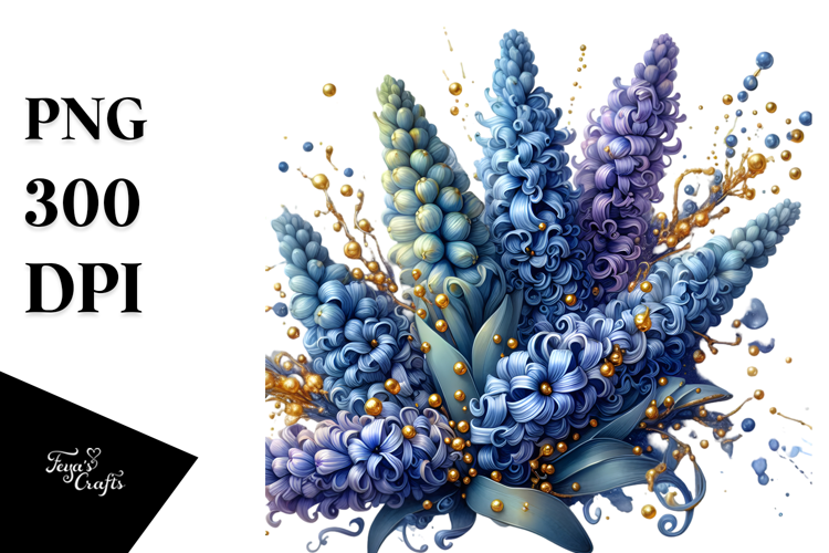 Shiny Hyacinth Material PNG
