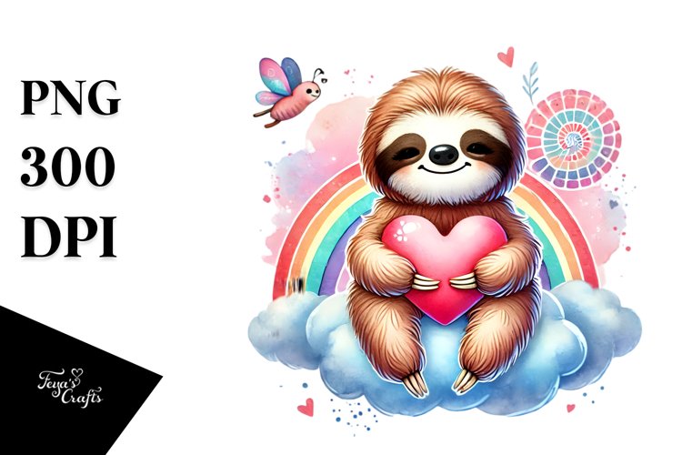 Sloth Clipart Image 15