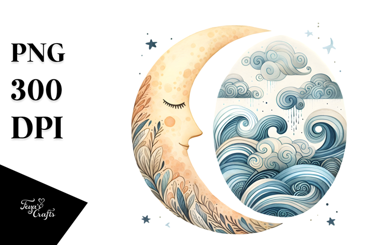 Moon Clipart Image 2
