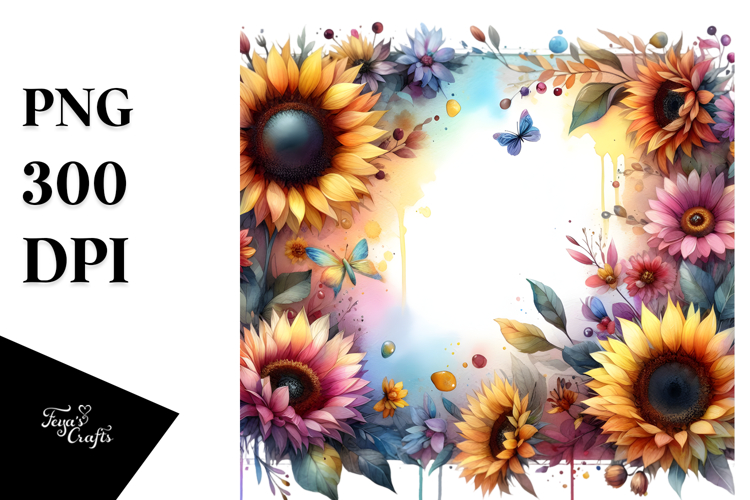 Sunflower Clipart Image 5