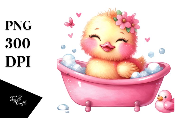 Cute Duck Clipart Image 14