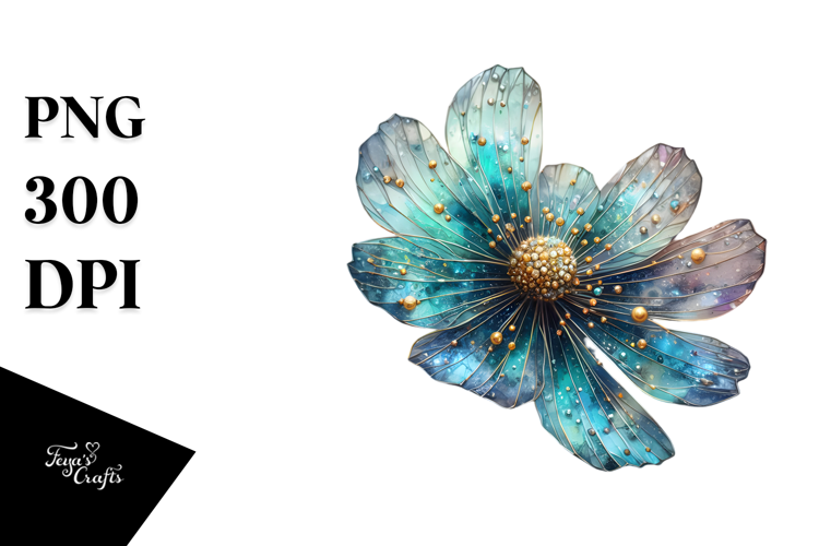 Cosmos Watercolor Splash PNG