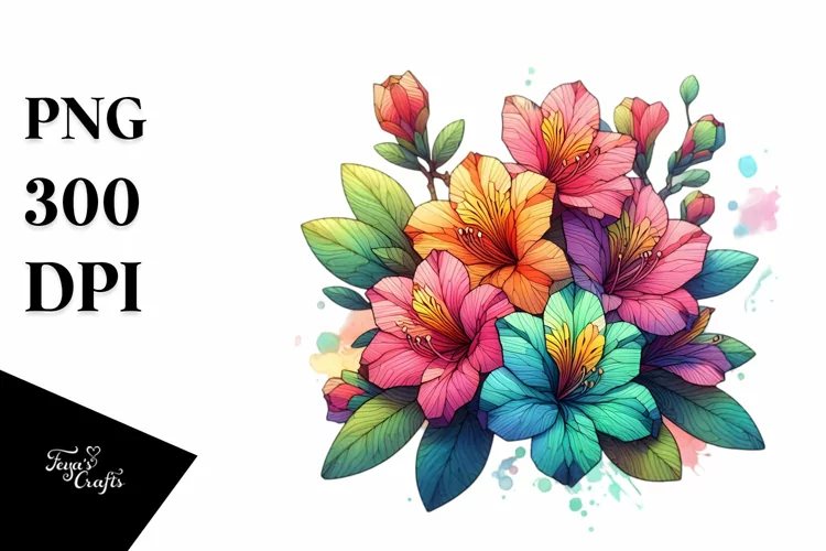Vibrant Azalea Stained , Transparent PNG