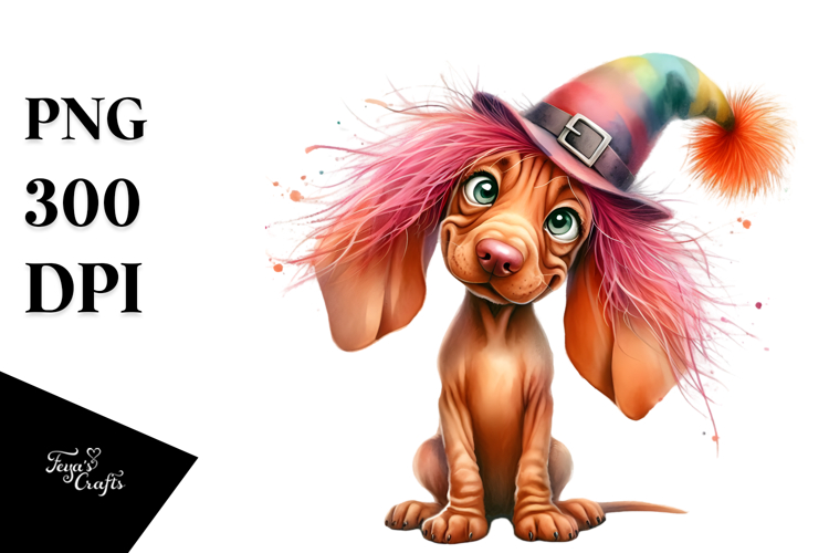 Cute Happy Vizsla PNG