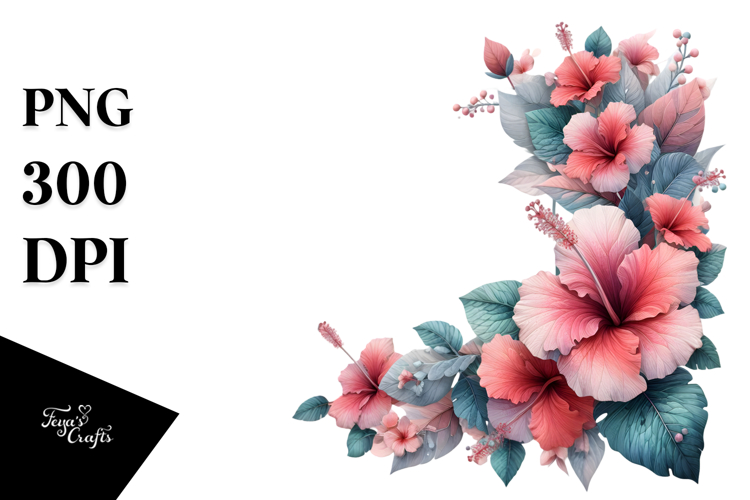 Hibiscus Flower Clipart Image 9