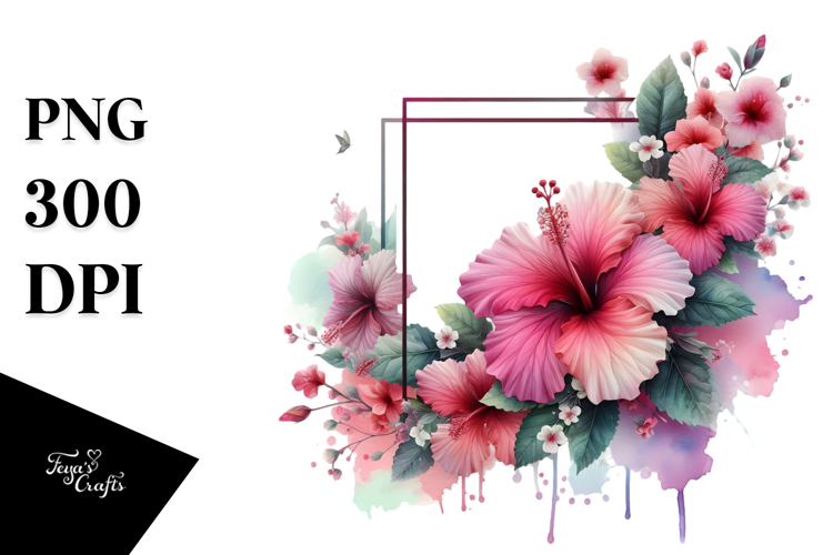Hibiscus Flower Clipart Image 11