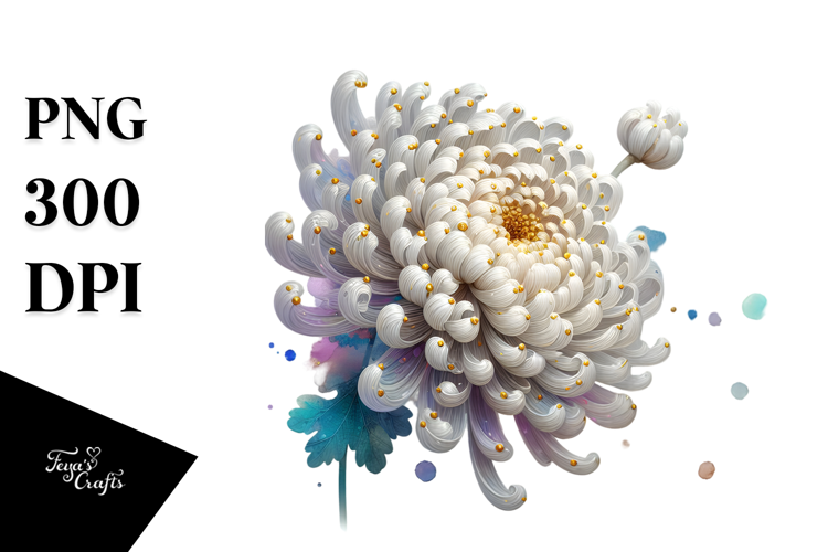 Chrysanthemum Floral Artwork