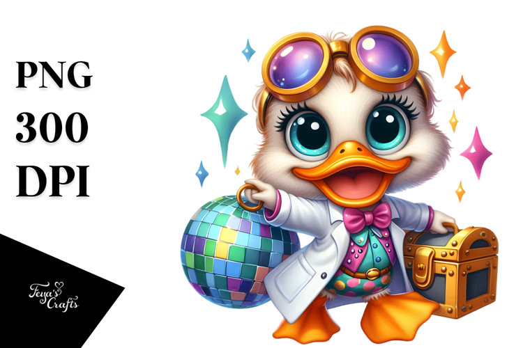 Cute Duck Clipart Image 15