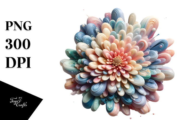 Colorful Chrysanthemum PNG