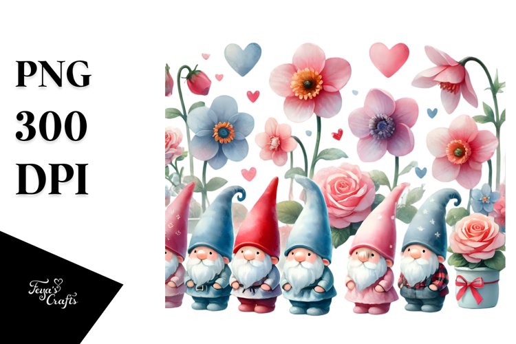 Watercolor Flowers Png Image 7