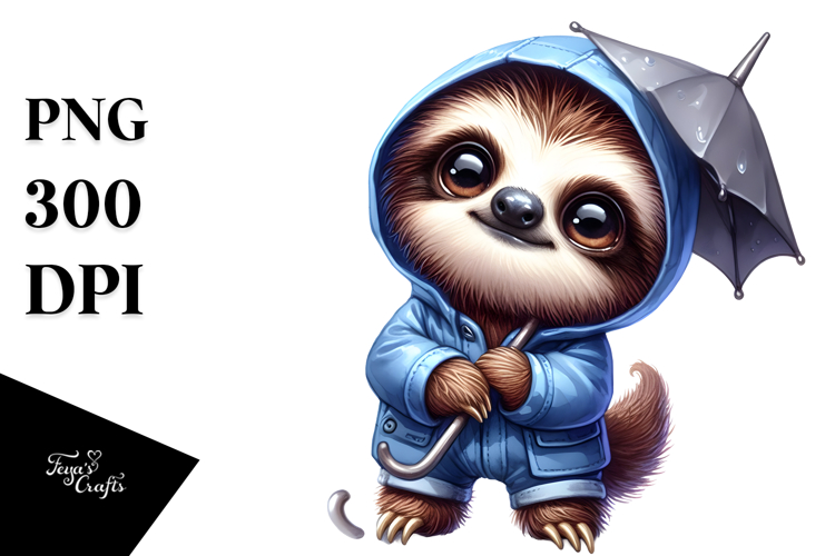 Sloth Clipart Image 4