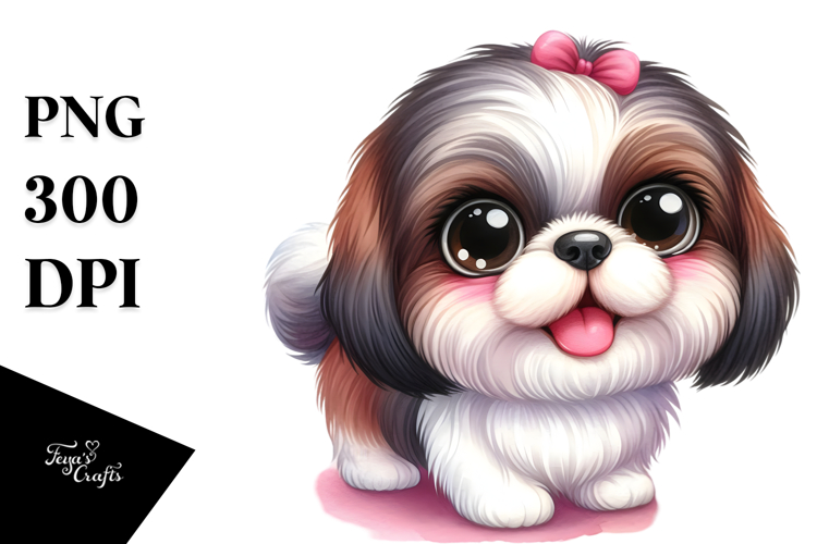 Shih Tzu Clipart Image 21
