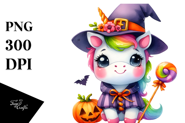 Vibrant Baby Unicorn Halloween