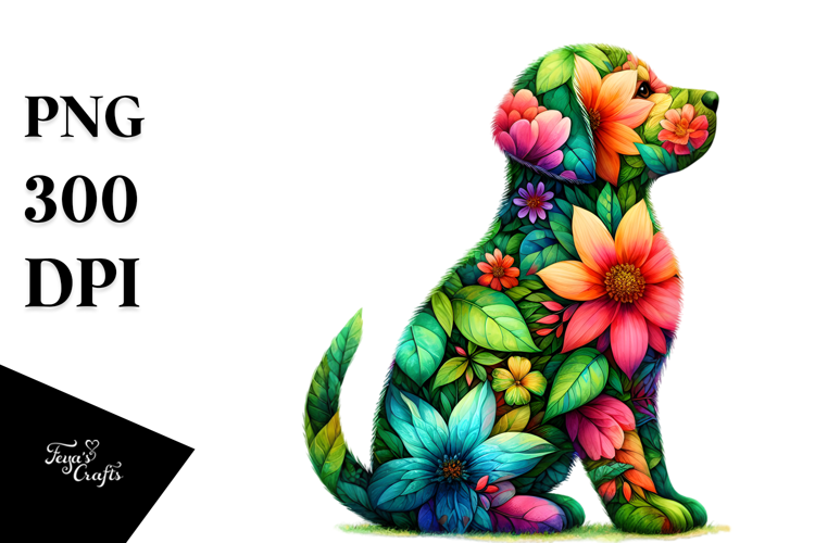 Vibrant Watercolor Puppy, 20 oz Tumbler