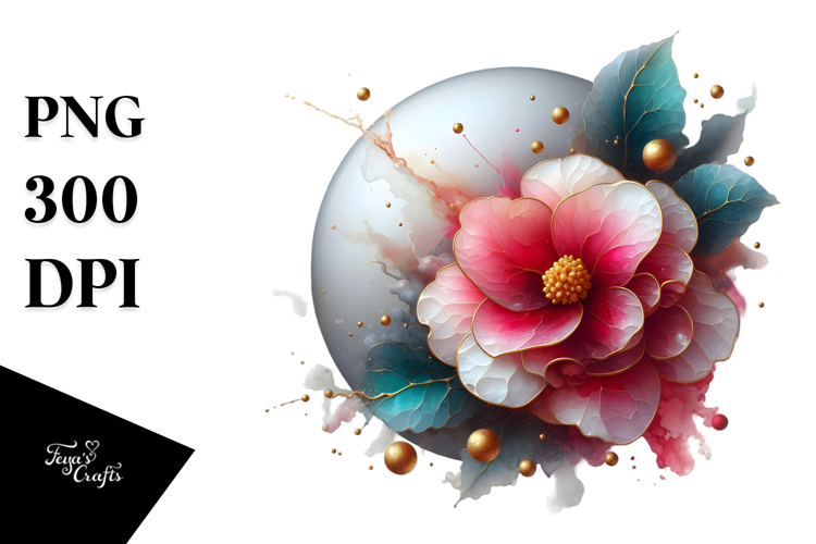 Abstract Begonia PNG