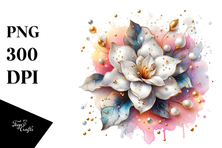 Shiny Gardenia Material PNG
