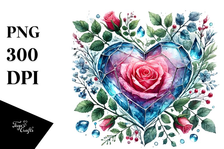 White Heart Clipart Image 3