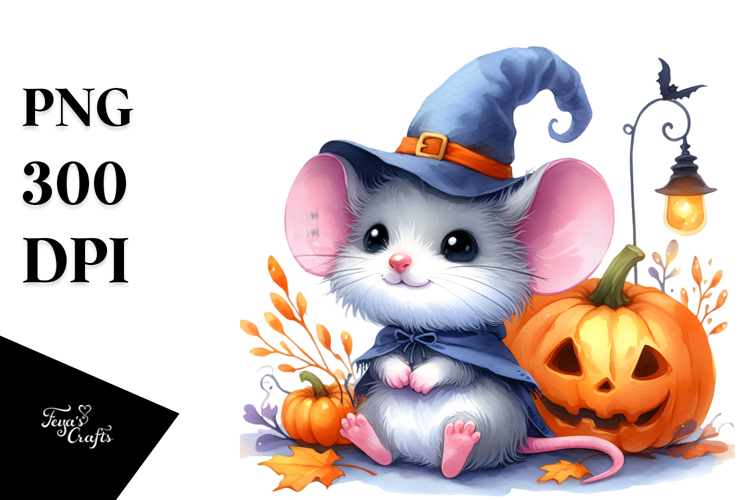 Vibrant Baby Mouse Halloween