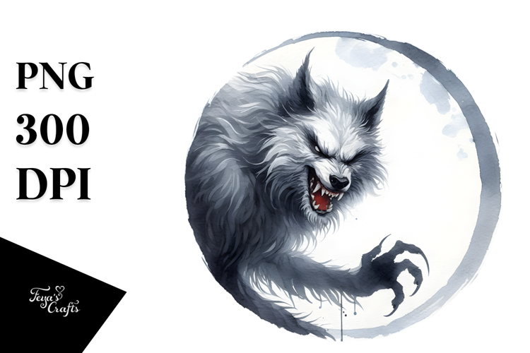 Werewolf Clipart Image 19